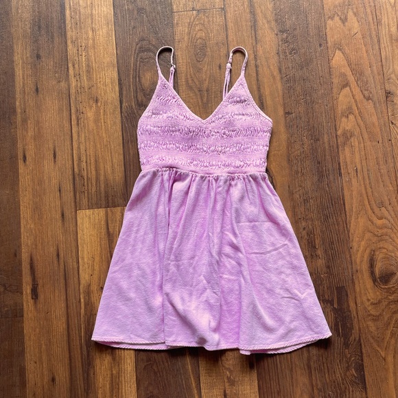 La Hearts Dresses & Skirts - LA Hearts Pink Flowy with Elastic Top Mini Dress
